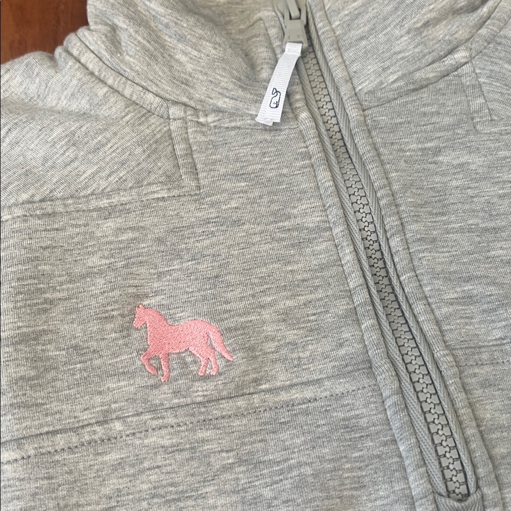 Vineyard Vines Mackinac Island Pink Pony gray Shep Shirt - size small - Picture 3 of 5